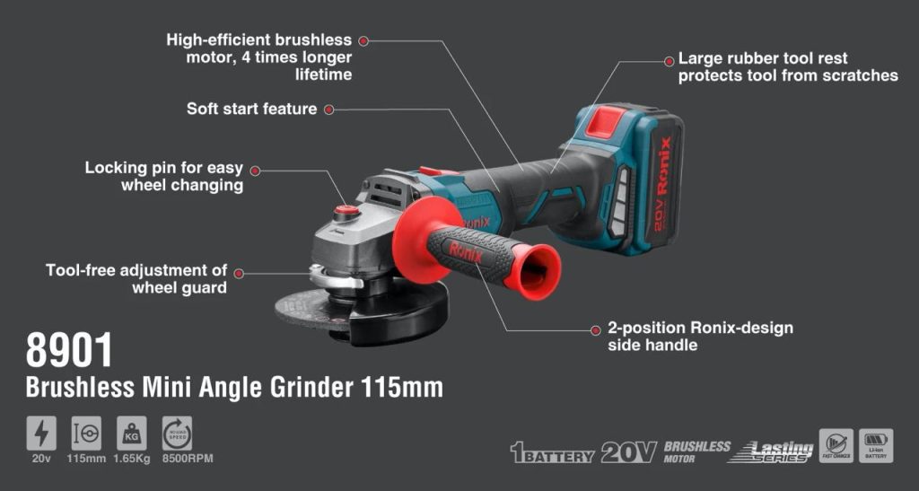 مینی فرز شارژی رونیکس